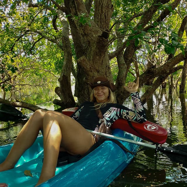 Kayaking Through Trees at Kantale Lake - Photo 4